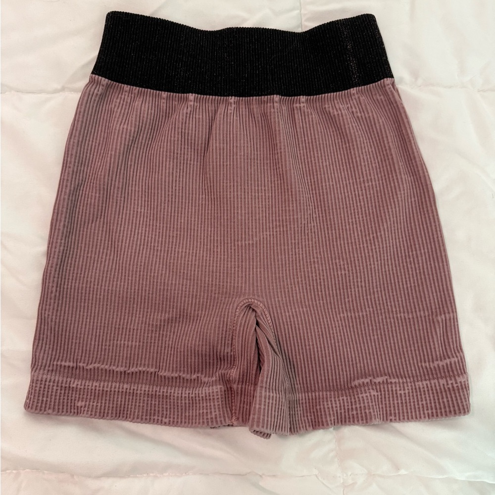 FP Movement by Free People Pink and Black Athletic Shorts